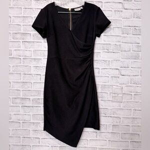 Bisou Bisou‎ Asymmetrical Black Dress size 8